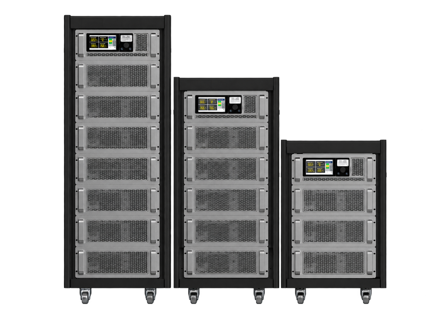 RF power amplifier rack systems
